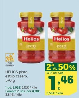 Oferta de Helios - Pisto Estilo Casero por 2,92€ en HiperDino