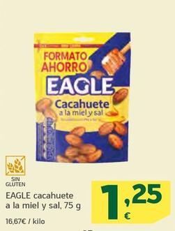 Oferta de Eagle - Cacahuete a La Miel Y Sal por 1,25€ en HiperDino