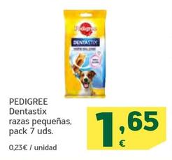 Oferta de Pedigree - Dentastix Razas Pequeñas por 1,65€ en HiperDino