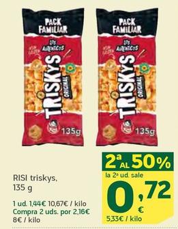Oferta de Risi - Triskys por 1,44€ en HiperDino