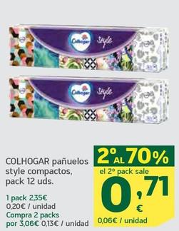 Oferta de Colhogar - Pañuelos Style Compactos por 2,35€ en HiperDino