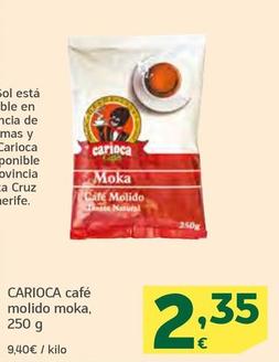 Oferta de Carioca - Café Molido Moka por 2,35€ en HiperDino