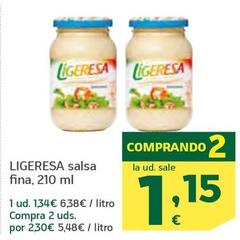 Oferta de Ligeresa - Salsa Fina por 1,34€ en HiperDino