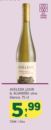 Oferta de Aveleda Lour & Alvarino - Vino Blanco por 5,99€ en HiperDino