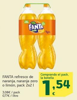 Oferta de Fanta - Refresco De Naranja por 1,54€ en HiperDino