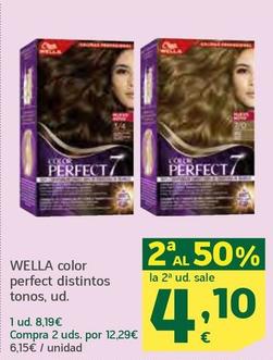 Oferta de Wella - Olor Perfect Distintos Tonos por 8,19€ en HiperDino