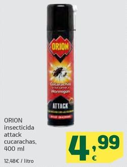 Oferta de Orion - Insecticida Attack Cucarachas por 4,99€ en HiperDino