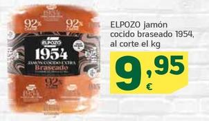 Oferta de Elpozo - Jamon Cocido Braseado 1954 por 9,95€ en HiperDino