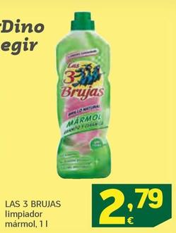 Oferta de Las 3 Brujas - Limpiador Mármol por 2,79€ en HiperDino