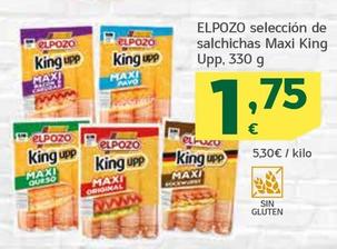 Oferta de Elpozo - Seleccion De Salchichas Maxi King Upp por 1,75€ en HiperDino