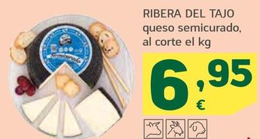 Oferta de Ribera Del Tajo - Queso Semicurado por 6,95€ en HiperDino