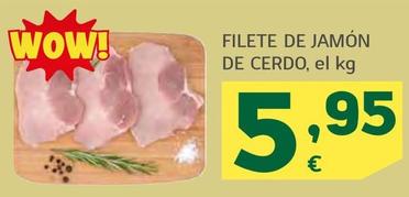 Oferta de Filete De Jamón De Cerdo por 5,95€ en HiperDino