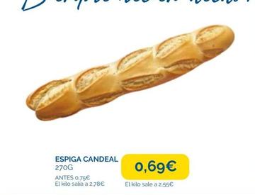 Oferta de Pan de barra por 0,69€ en Supermercados La Despensa