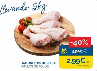 Oferta de Jamoncitos de pollo por 2,99€ en Cash Ecofamilia