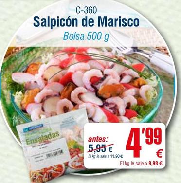 Oferta de Salpicón de marisco por 4,99€ en Abordo