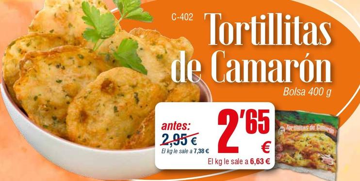 Oferta de Tortilla por 2,65€ en Abordo