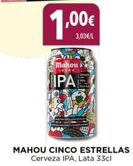 Oferta de Mahou - Cerveza por 1€ en Hiber