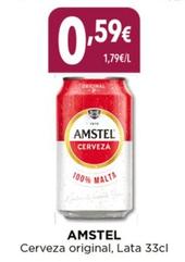 Oferta de Amstel - Cerveza Original por 0,59€ en Hiber