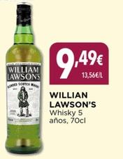 Oferta de William Lawson's - Whisky 5 Años por 9,49€ en Hiber