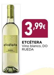 Oferta de Etcétera - Vino Blanco, Do Rueda por 3,99€ en Hiber