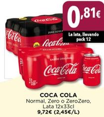 Oferta de Coca-cola - Normal por 0,81€ en Hiber