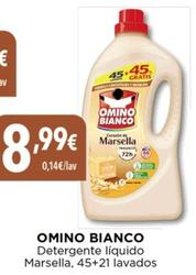 Oferta de Omino Bianco - Detergente Líquido Marsella por 8,99€ en Hiber