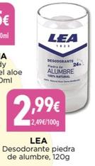 Oferta de Lea - Desodorante Piedra De Alumbre por 2,99€ en Hiber