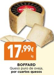 Oferta de Boffard - Queso Puro De Oveja por 17,99€ en Hiber