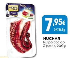 Oferta de Pulpo Cocido 3 Patas por 7,95€ en Hiber