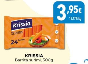 Oferta de Krissia - Barrita Surimi por 3,95€ en Hiber