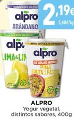 Oferta de Alpro - Yogur Vegetal, Distintos Sabores por 2,19€ en Hiber