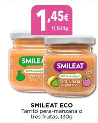 Oferta de Smileat - Tarrito Pera-manzana O Tres Frutas por 1,45€ en Hiber