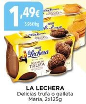 Oferta de La Lechera - Delicias Trufa O Galleta María por 1,49€ en Hiber