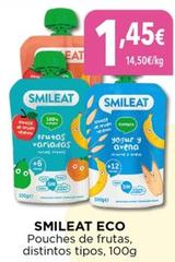 Oferta de Smileat - Pouches De Frutas, Distintos Tipos por 1,45€ en Hiber