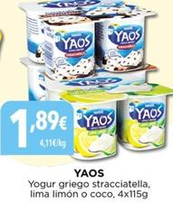 Oferta de Yogur Griego Stracciatella por 1,89€ en Hiber