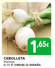 Oferta de Cebolleta por 1,65€ en Hiber