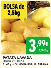Oferta de Patata Lavada por 3,99€ en Hiber
