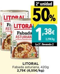 Oferta de Litoral - Fabada Asturiana por 2,75€ en Hiber