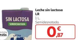 Oferta de Lr - Leche Sin Lactosa  por 0,87€ en Alcampo