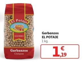 Oferta de El Potaje - Garbanzos  por 1,19€ en Alcampo