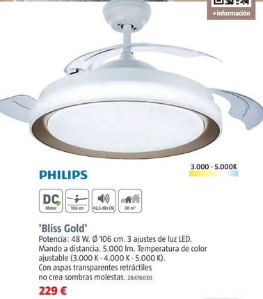 Oferta de Philips - Bliss Gold por 229€ en BAUHAUS