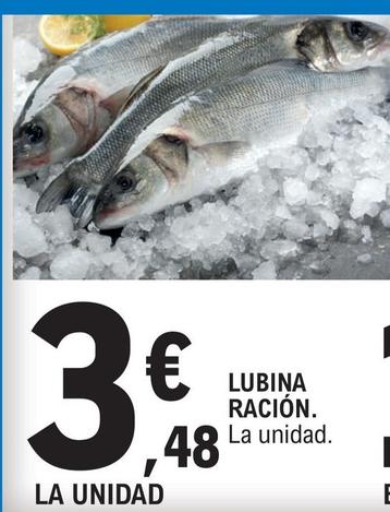 Oferta de Lubina Ración por 3,48€ en E.Leclerc