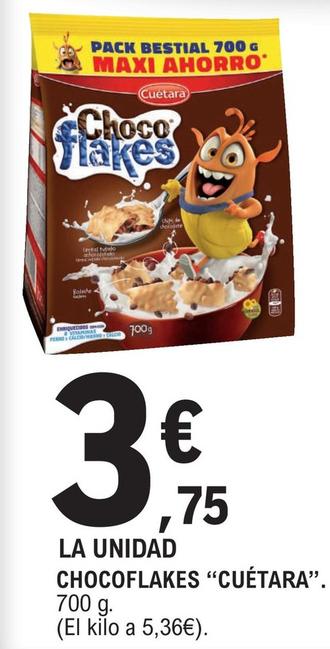 Oferta de Cuétara - Chocoflakes  por 3,75€ en E.Leclerc