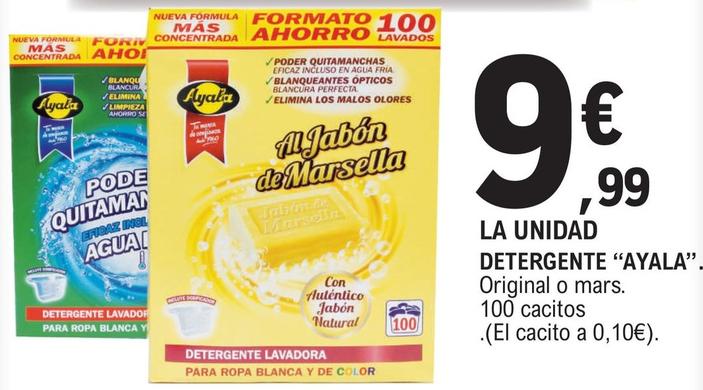 Oferta de Ayala - Detergente por 9,99€ en E.Leclerc