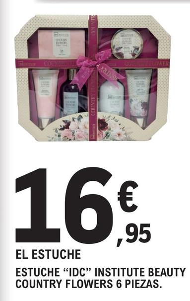 Oferta de "IDC" Institute - Estuche  Beauty Country Flowers 6 Piezas por 16,95€ en E.Leclerc