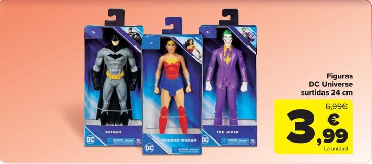 Oferta de Figuras DC Universe surtidas 24 cm por 3,99€ en Carrefour
