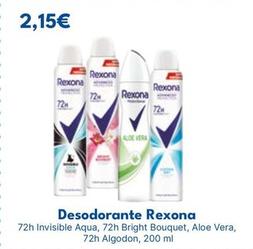 Oferta de Rexona - Desodorante por 2,15€ en Cash Unide