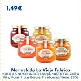 Oferta de La Vieja Fábrica - Mermelada por 1,49€ en Cash Unide