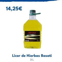 Oferta de Basati - Licor De Hierbas por 14,25€ en Cash Unide