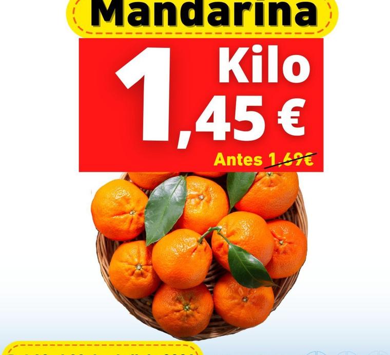 Oferta de Mandarinas por 1,45€ en Supermercados Tu Alteza